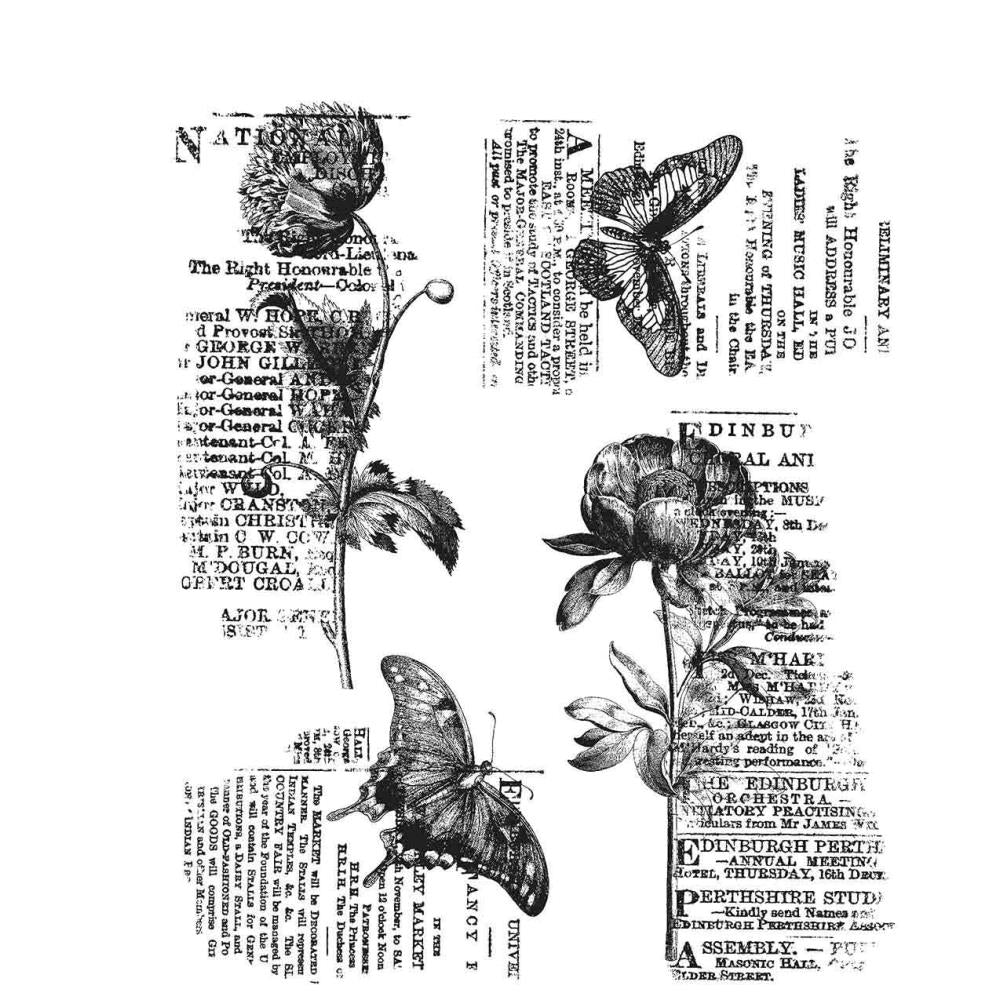 Botanic Elements Stamp by Tim Holtz - NTS