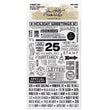 Christmas Remnant Rub Ons by Tim Holtz - NTS