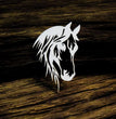 Chipboard Openwork Horse Head - SnipArt