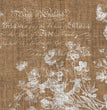 Floral Burlap (Landscape) - Roycycled Decoupage Paper