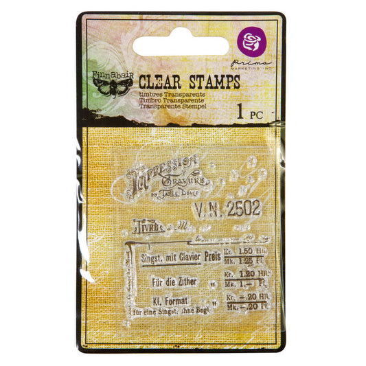 Clear Stamp 2.2"x2.5" #8 tamp 655350960858