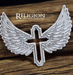 Chipboard Winged Cross 1 - SnipArt