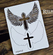 Chipboard Winged Cross 1 - SnipArt