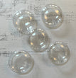 Clear Flat Baubles (Pack of 5) - Decoupage Queen