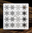 Chipboard Snowflake Sheet - SnipArt
