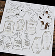 Chipboard Tombstones Set - SnipArt