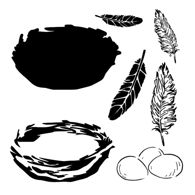 Nest Stencil - Roycycled