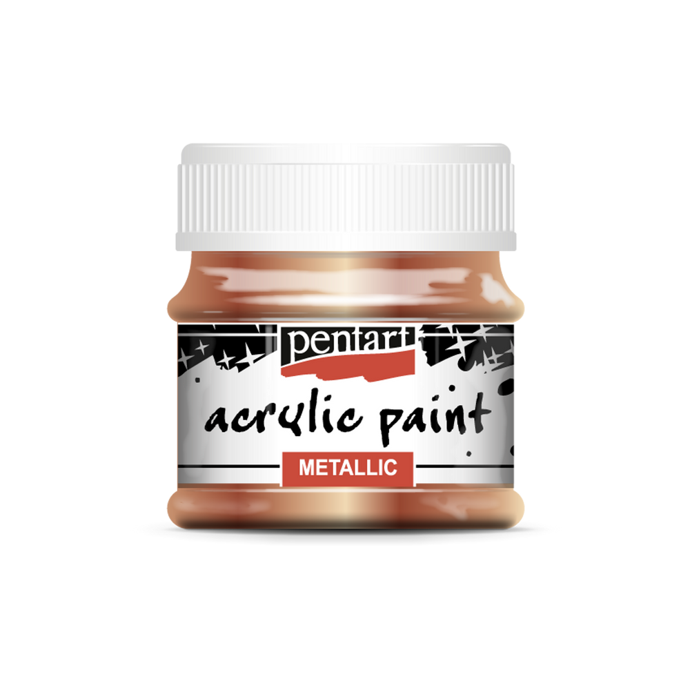 Pentart Metallic Acrylic Paint (50ml)