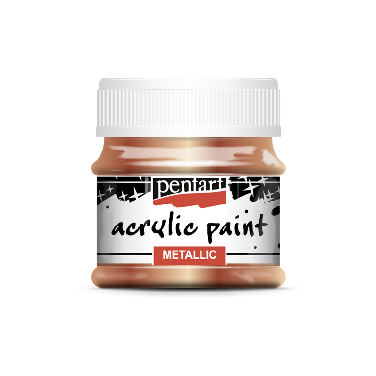 Pentart Metallic Acrylic Paint (50ml)