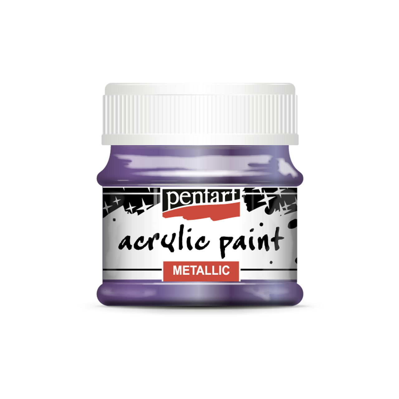 Pentart Metallic Acrylic Paint (50ml) - Decoupage Queen