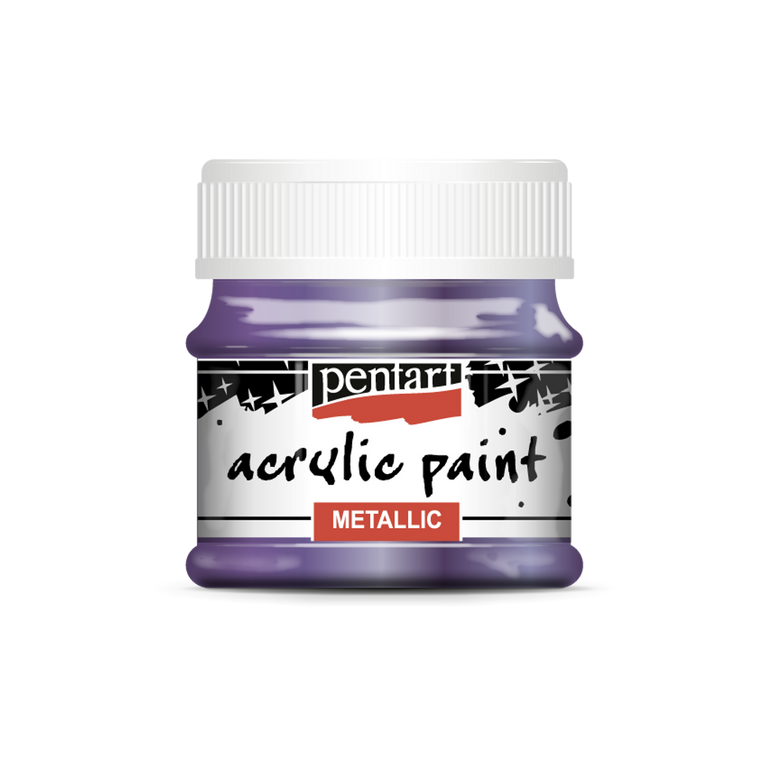 Pentart Metallic Acrylic Paint (50ml)