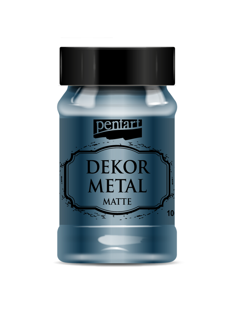 Pentart Dekor Metal Matte Oxford Blue Acrylic Paint