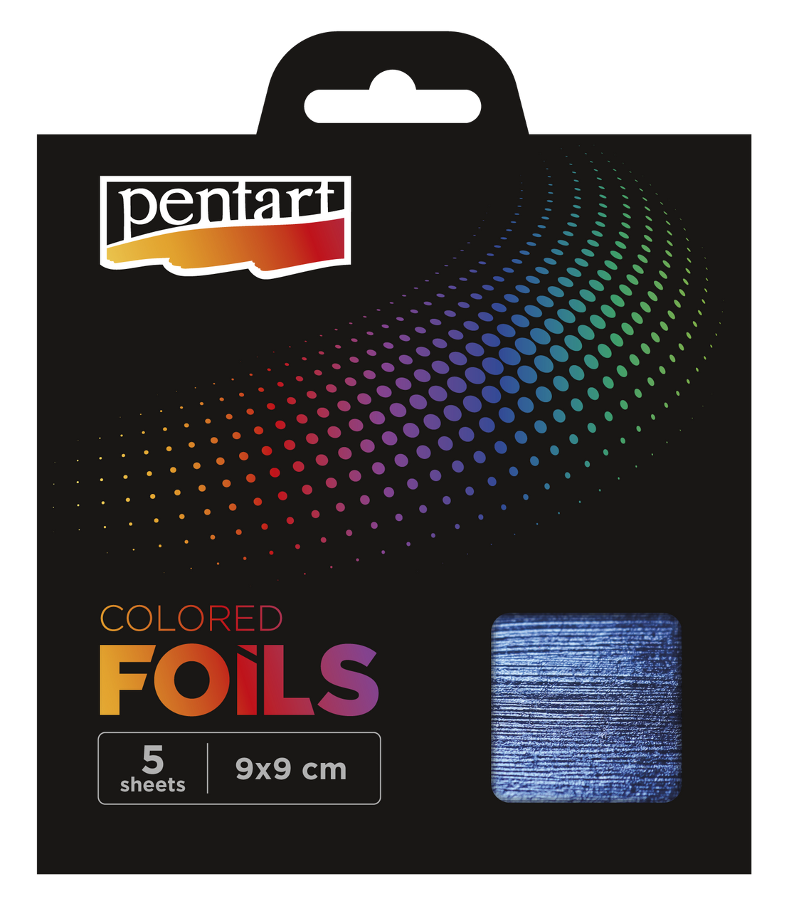 Colored Decor Foils Sheets, 9x9 cm - Decoupage Queen