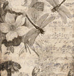 Musical Dragon Flies - Roycycled Decoupage Paper
