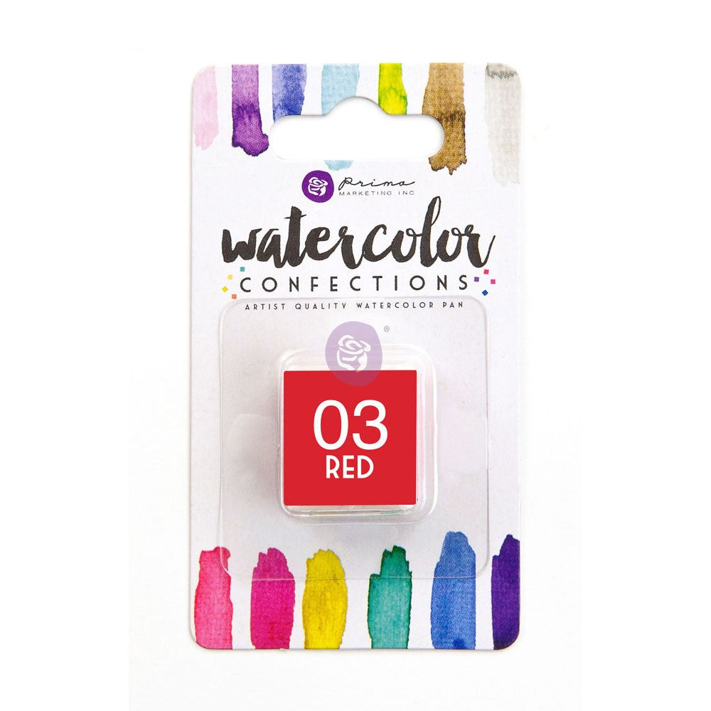 Watercolor Confections Singles 03 Red 655350596019
