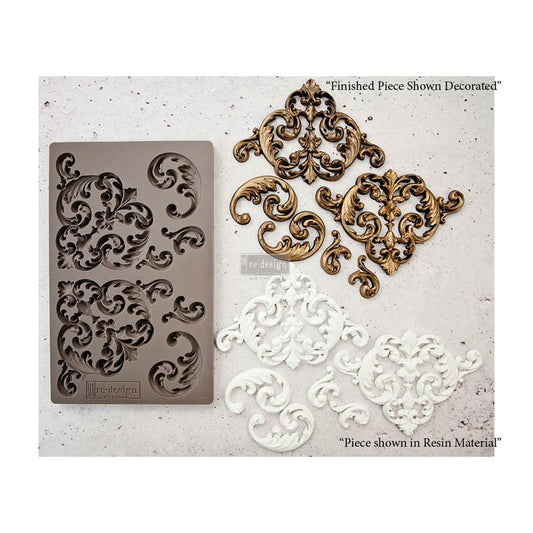 ReDesign Hollybrook Ironwork 5"x8" Crafting Resin Air Dry Clay Diy Projects Funiture 655350632342