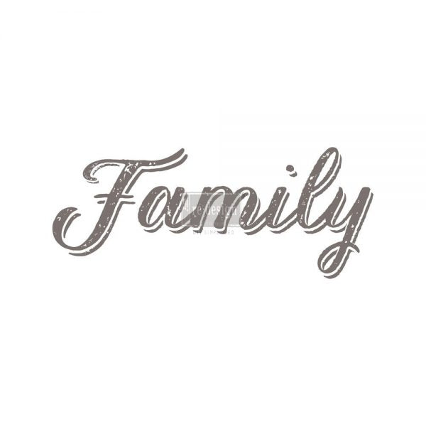 Family, 8"x21" - ReDesign Decor Transfer