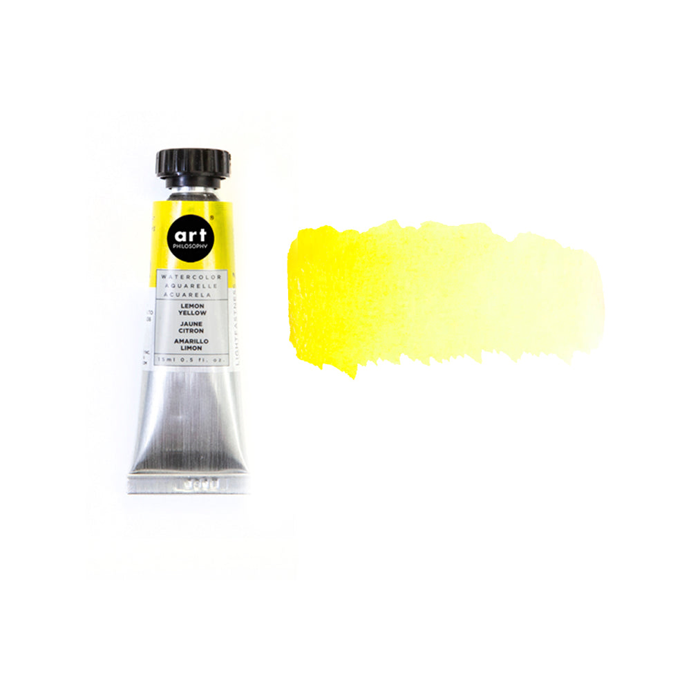 Watercolor Tubes Lemon Yellow 15 Ml Series #1 655350643430