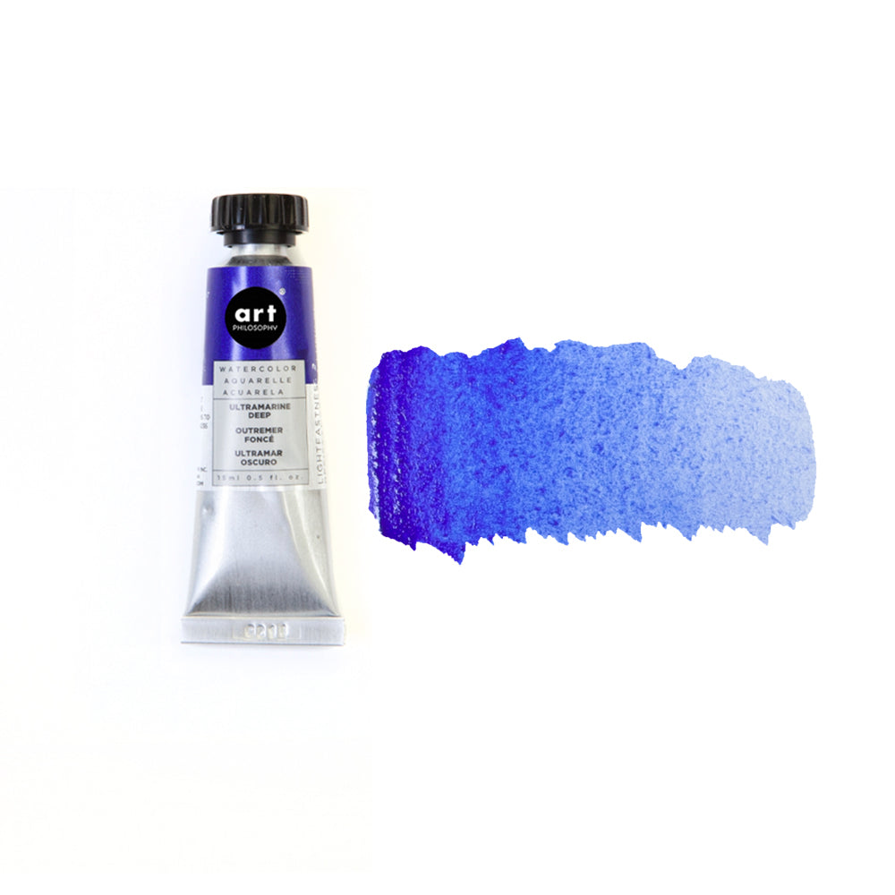 Watercolor Tubes Ultramarine Deep 15 Ml Series #2 655350643560
