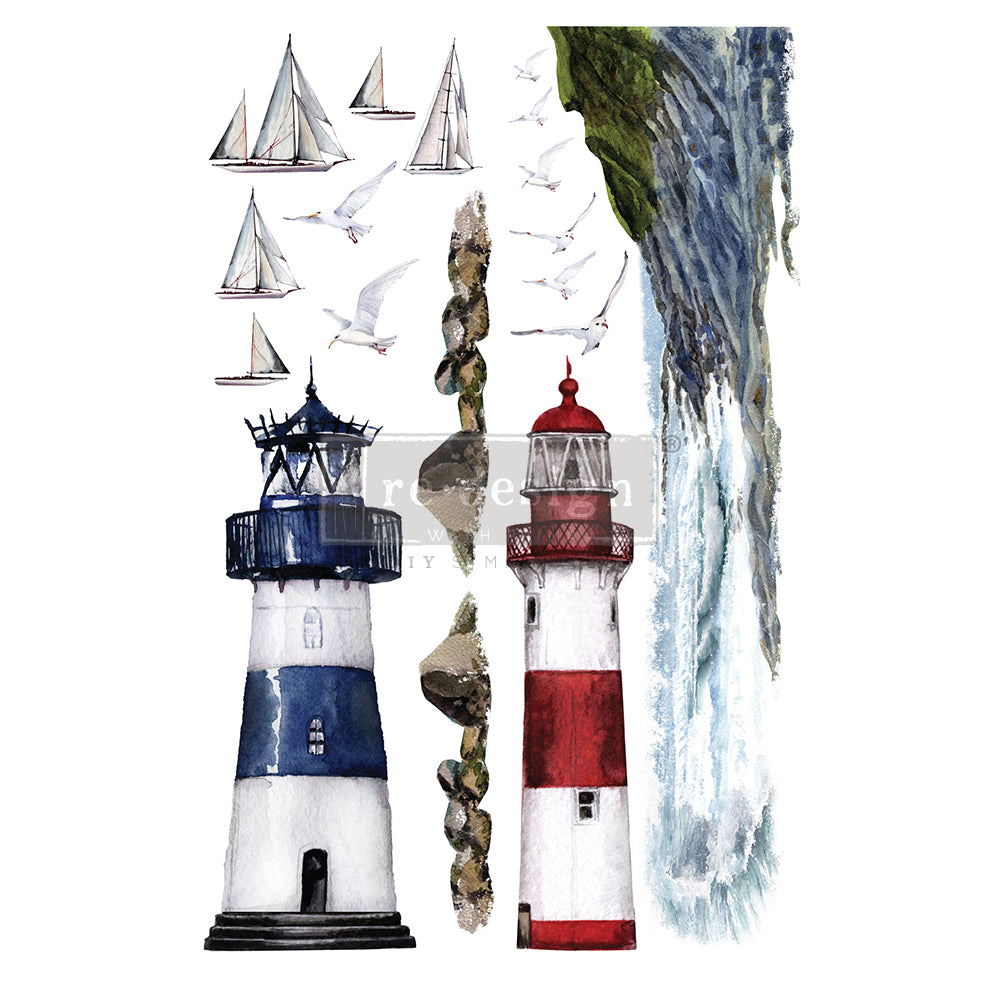 Lighthouse Decor Transfer - ReDesign