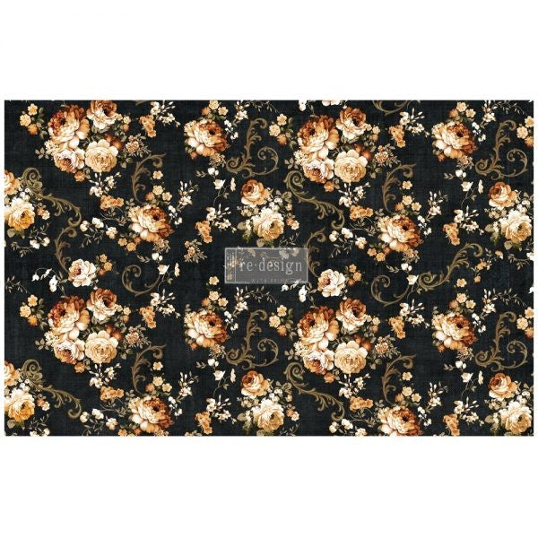 Dark Floral - ReDesign Decoupage Tissue Paper