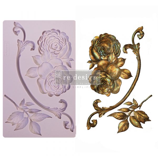 Victorian Rose Mould - ReDesign with Prima