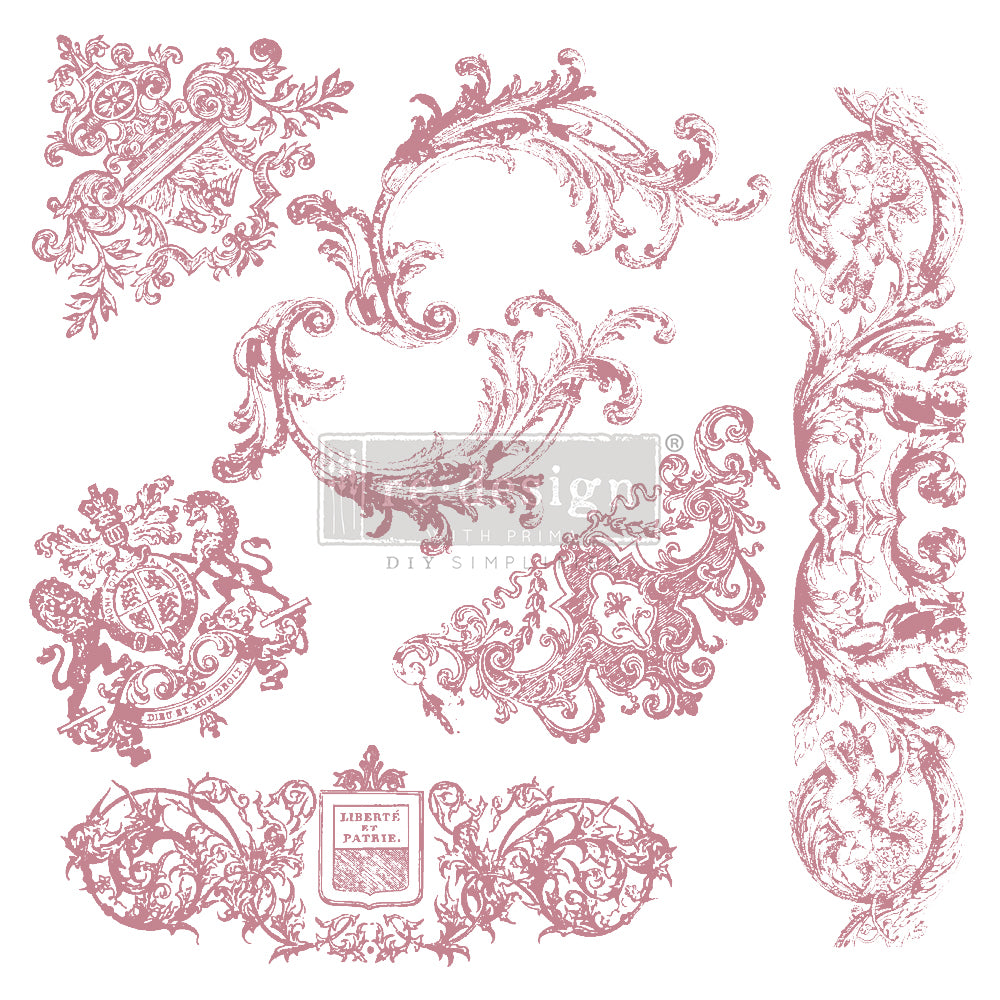 Decor Clear Cling Stamps Chateau De Maisons 12"x12" Clear Cling Photopolymer Stamp 655350650117