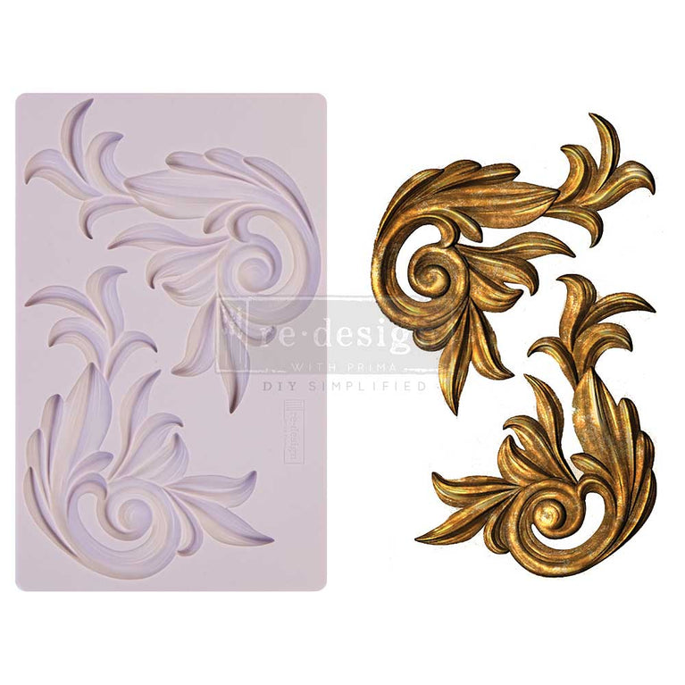 Antique Scrolls Mould - ReDesign with Prima