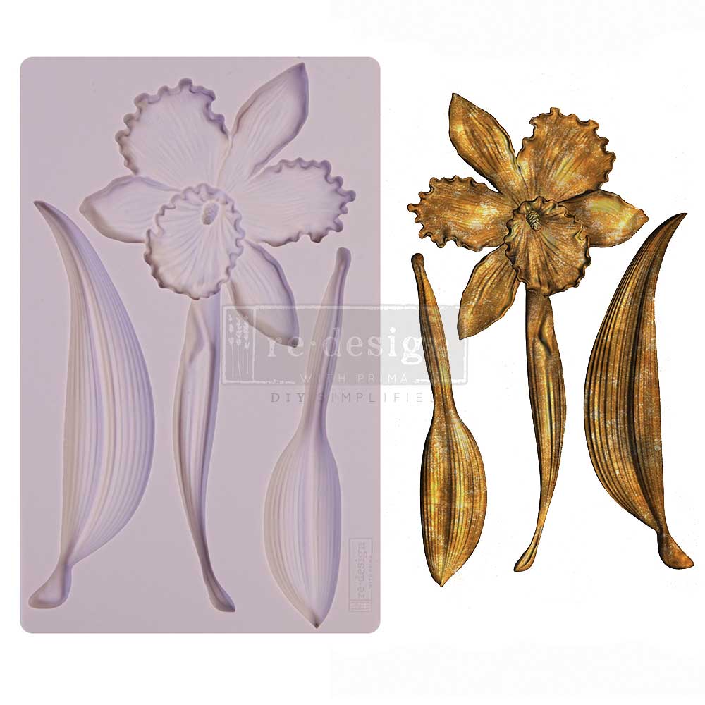 Wildflower 5"x8" Silicone Resin Molds Casting 655350650513