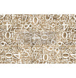 Engraved Numbers Decoupage Decor Tissue Paper  - ReDesign by Prima