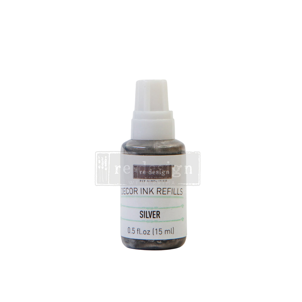 ReDesign Decor Ink Refill Silver 1 Bottle 15Ml Ink 655350655921