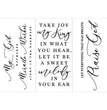 Scripture, 6"x12" - ReDesign Small Decor Transfer