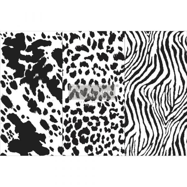 Animal Patterns, 6"x12" - ReDesign Small Decor Transfer