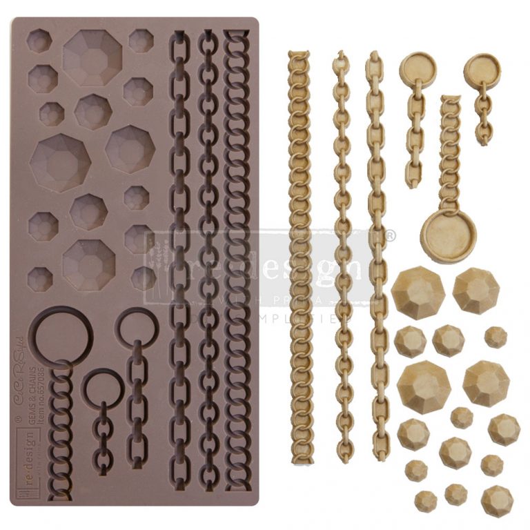 Gems & Chains Mould by CeCe - ReDesign with Prima