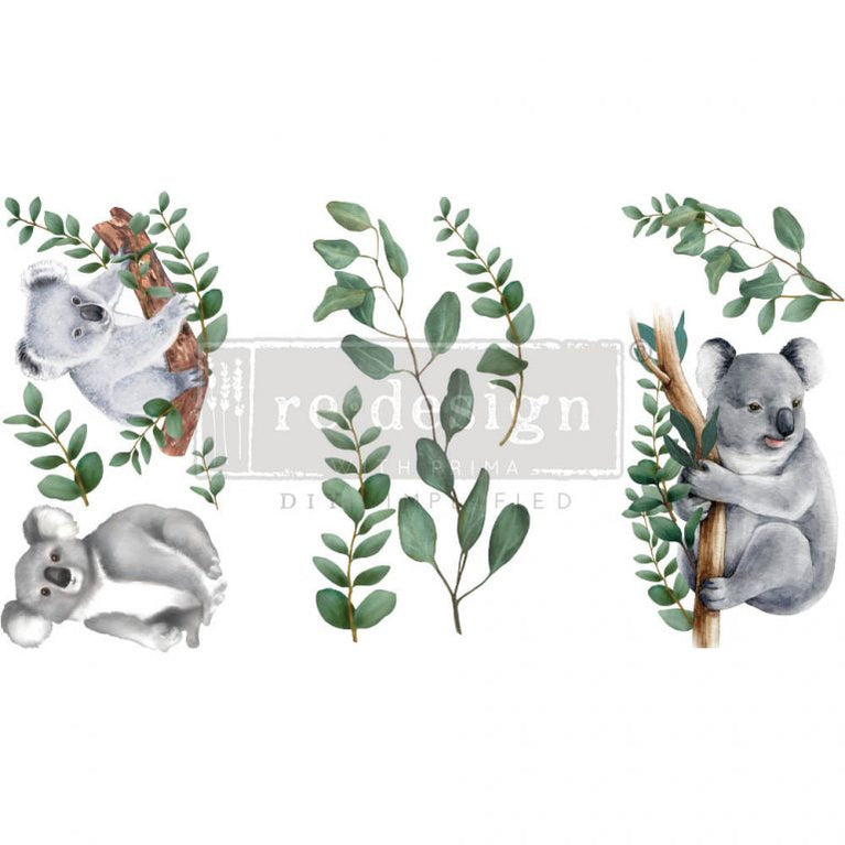 Friendly Koala, 6"x12" - ReDesign Small Decor Transfer