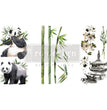 Panda Sweet, 6"x12" - ReDesign Small Decor Transfer