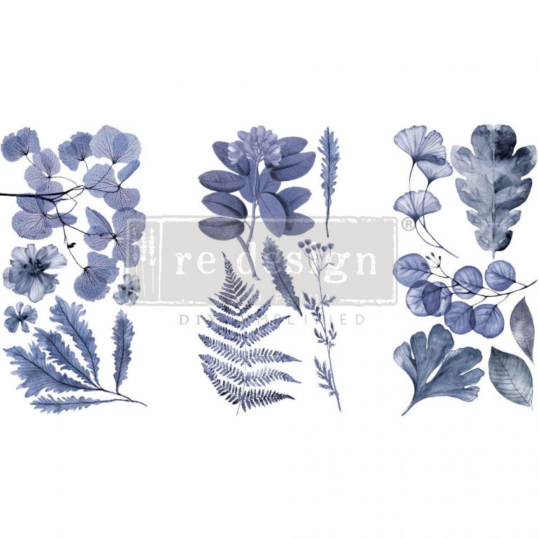 Indigo, 6"x12" - ReDesign Small Decor Transfer