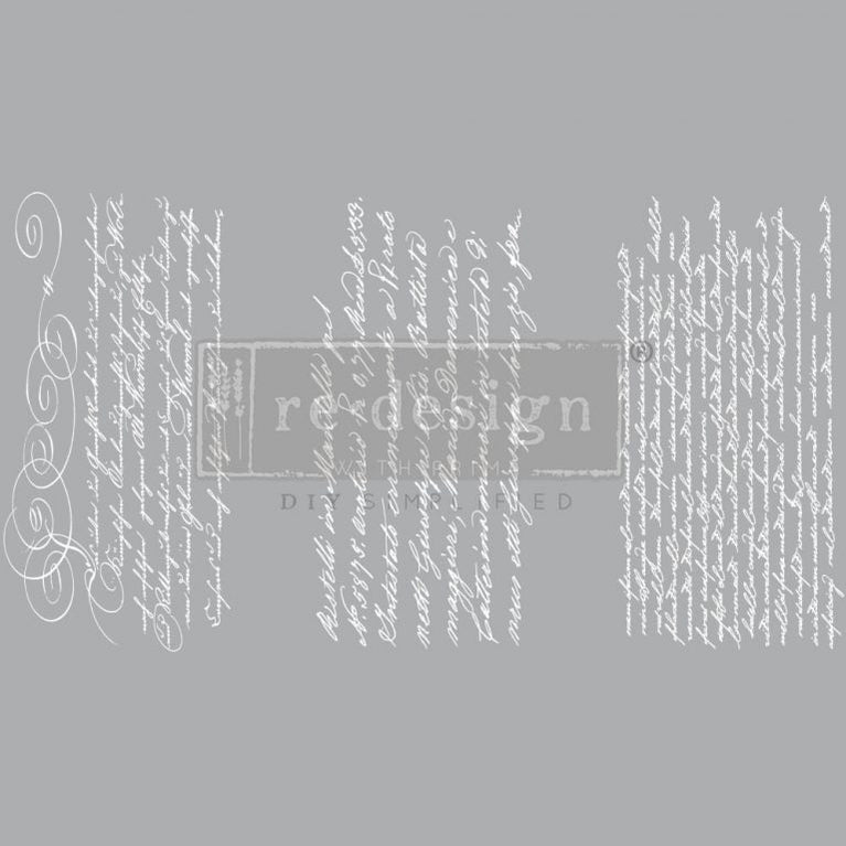 Secret Letter II, 6"x12" - ReDesign Small Decor Transfer
