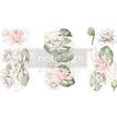 Water Lilies, 6"x12" - ReDesign Small Decor Transfer