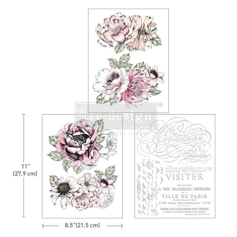 Desert Rose, 8.5"x11" - ReDesign Middy Decor Transfer