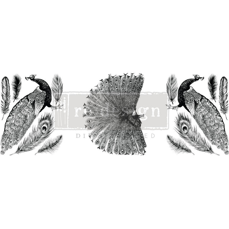 Regal Peacock, 8.5"x11" - ReDesign Middy Decor Transfer