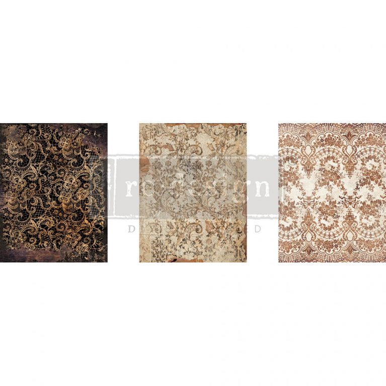 Delicate Lace, 8.5"x11" - ReDesign Middy Decor Transfer