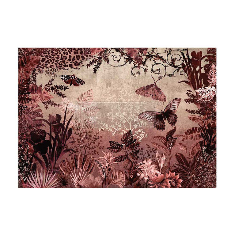 Sepia Rainforest A1 Decoupage Fiber Paper - ReDesign with Prima