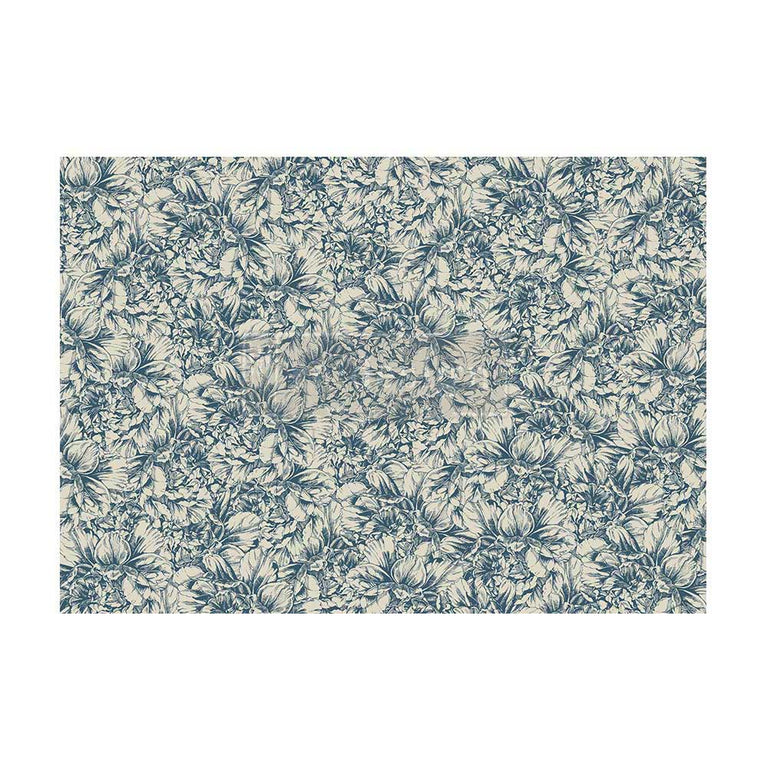 Blue Wallpaper A1 Decoupage Fiber Paper - ReDesign with Prima