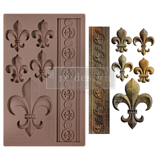 Fleur De Lis En Or Mould - ReDesign