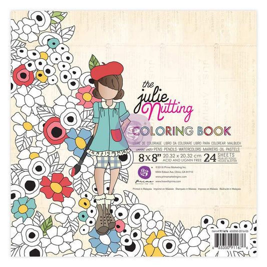 Julie Nutting Watercolor Paper Coloring Book 655350911676