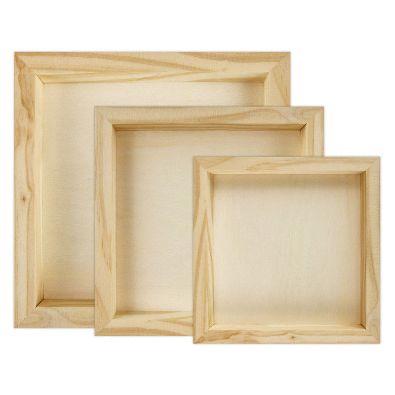 Prima Marketing Icon Wood Resin Rubber Prima Marketing Wooden Tray Set 1 -