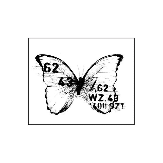 Wood Mounted Stamps Butterfly Stamp 655350962104