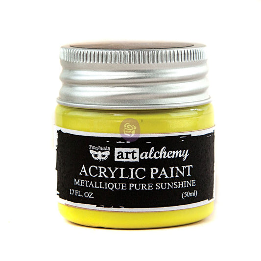 ReDesign Acrylic Paint Metallique Yellow 1.7 Fl.Oz (50Ml) 655350963187