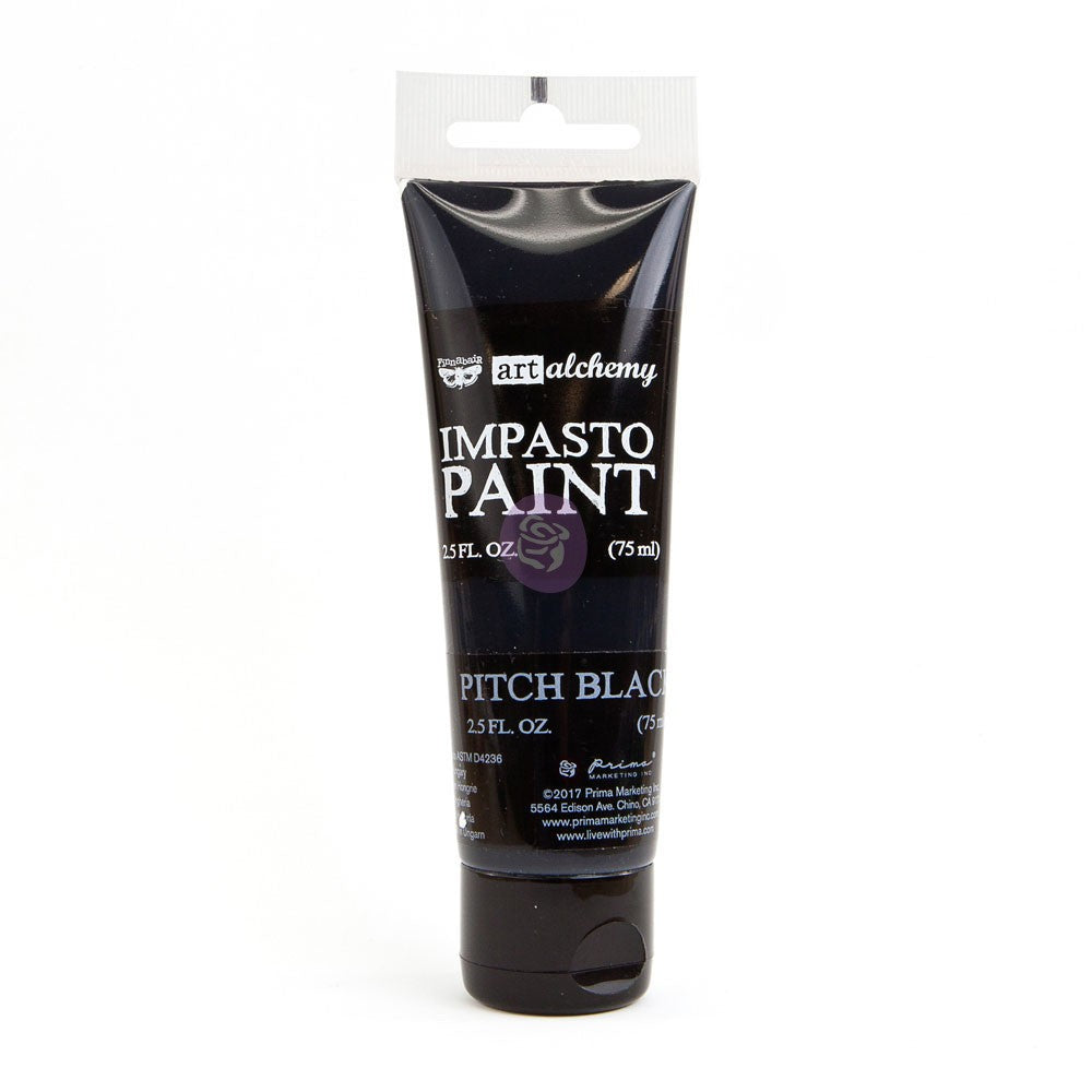 Impasto Paint Pitch Black 2.5 Oz 655350964528